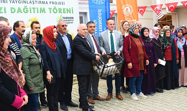 30 kadın üreticiye bin 500 kaz palazı