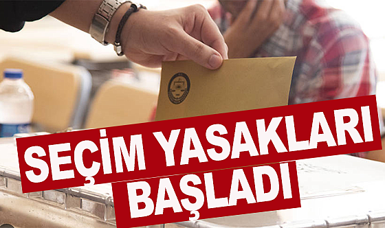 Propaganda Yasağı Bugün Başlıyor