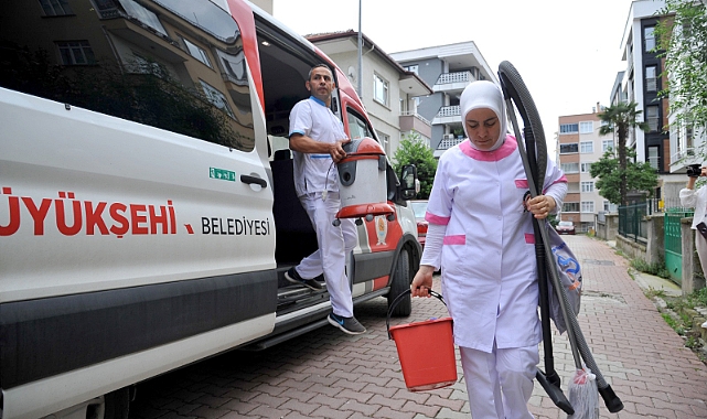 Bayram temizliği Büyükşehir’den