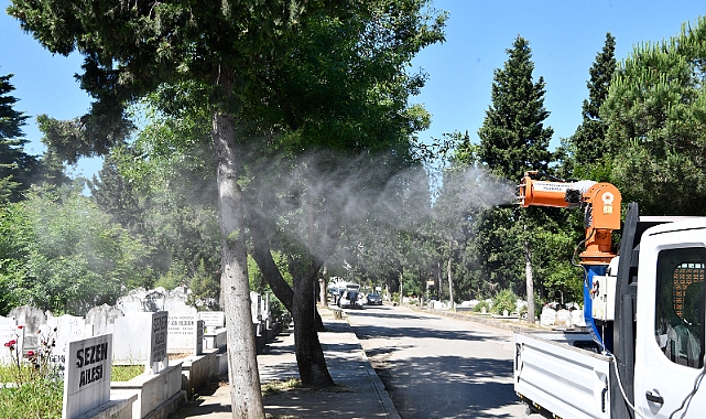 Büyükşehir’den mezarlıklarda titiz hazırlık
