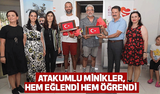 Atakumlu minikler,  hem eğlendi hem öğrendi
