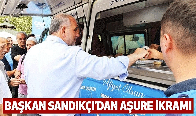Başkan Sandıkçı’dan Aşure İkramı
