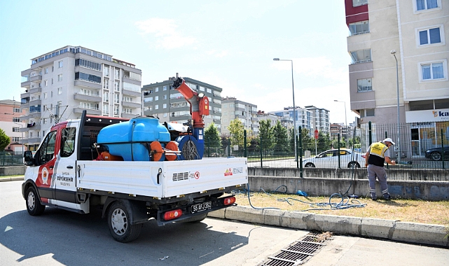 Büyükşehir’den 22 bin 500 noktada vektörlerle mücadele