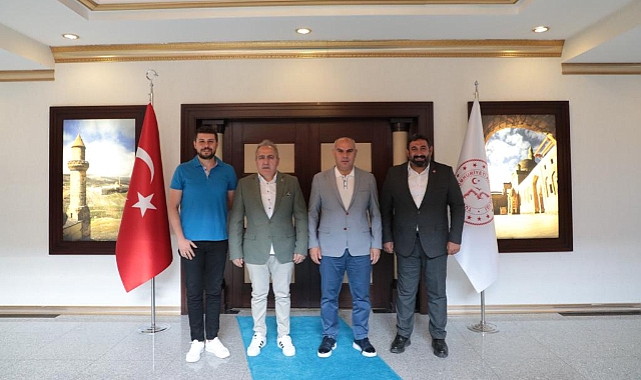 AĞRI VALİSİ MUSTAFA KOÇ, UYAFA HEYETİNİ KABUL ETTİ