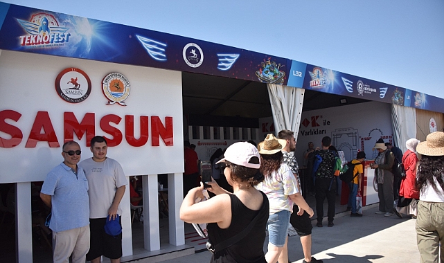 TEKNOFEST Ankara’da Samsun standına büyük İlgi