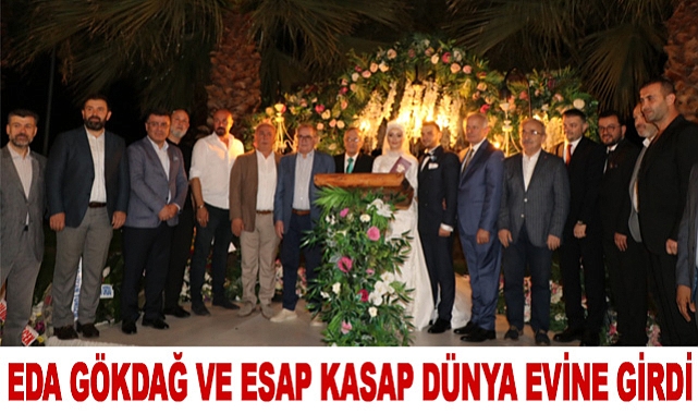 Eda Gökdağ ve Esap Kasap dünya evine girdi