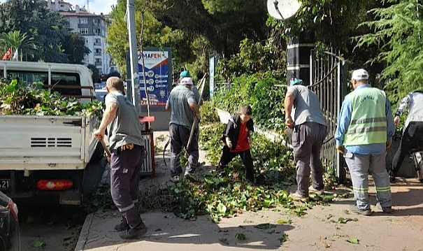İlkadım’da Park ve Yeşil Alanlara Bakım