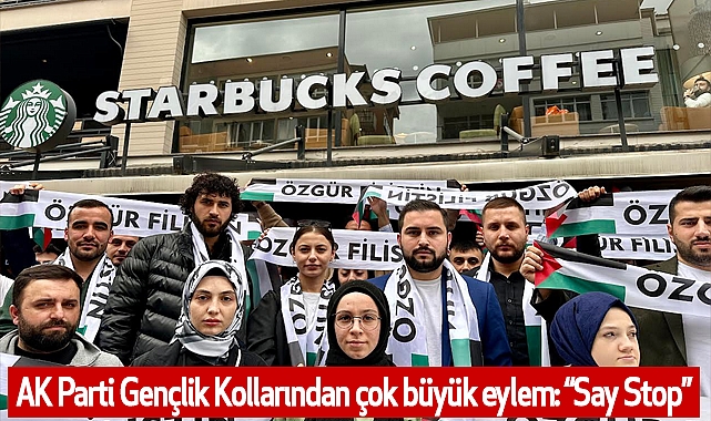 AK Parti Gençlik Kollarından çok büyük eylem: “Say Stop”