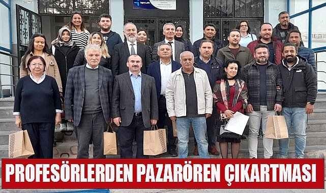 Profesörlerden “Pazarören Çıkartması”