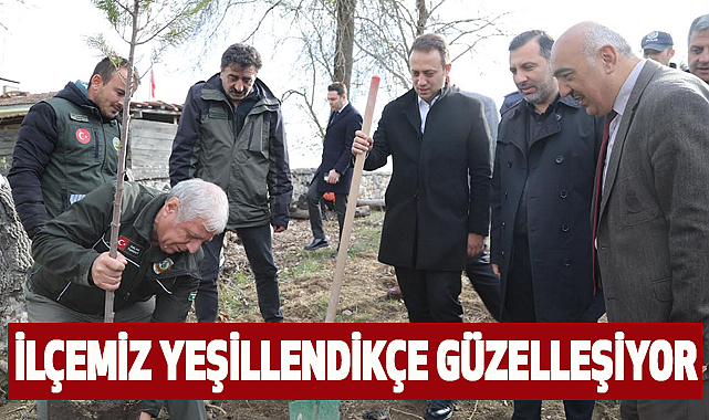 İlçemiz yeşillendikçe güzelleşiyor