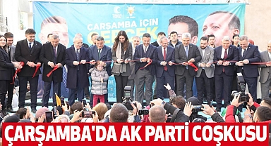 Çarşamba'da Ak Parti Coşkusu