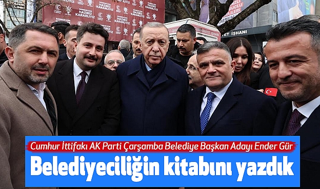 Ender Gür:Belediyeciliğin kitabını yazdık