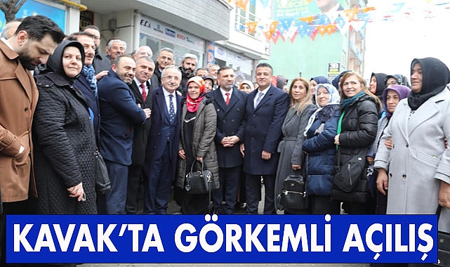 Kavak'ta görkemli açılış