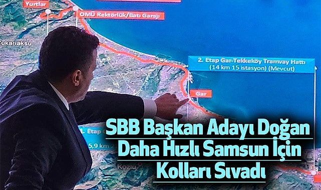SBB Başkan Adayı Doğan Daha Hızlı Samsun İçin Kolları Sıvadı