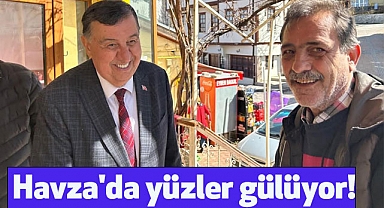 Havza'da yüzler gülüyor!