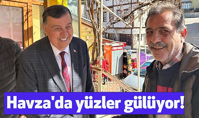 Havza'da yüzler gülüyor!