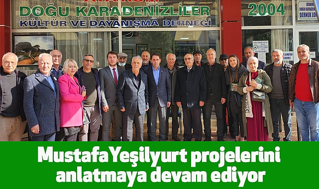 Mustafa Yeşilyurt projelerini anlatmaya devam ediyor