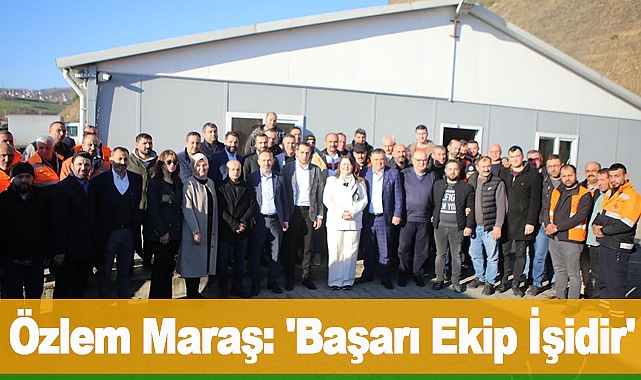 Özlem Maraş: 'Başarı Ekip İşidir'