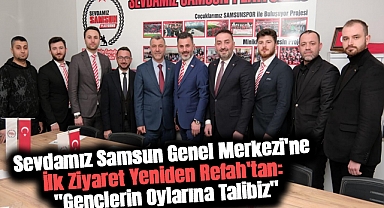 Sevdamız Samsun Genel Merkezi'ne İlk Ziyaret Yeniden Refah'tan: "Gençlerin Oylarına Talibiz"