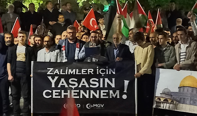 AGD Balıkesir Şubesi'nden Filistin'e destek