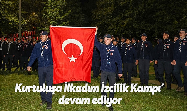 Kurtuluşa İlkadım İzcilik Kampı devam ediyor