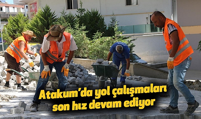 Atakum’da yol çalışmaları son hız devam ediyor
