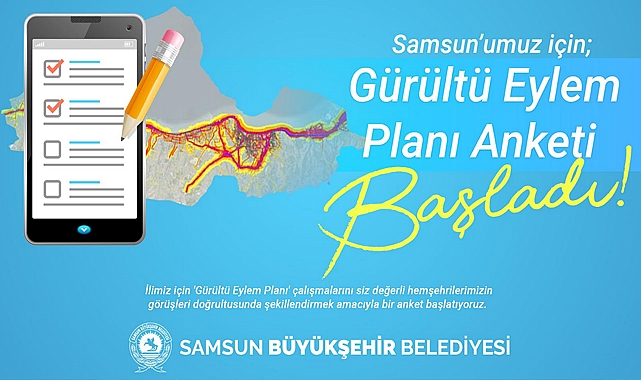 Büyükşehir'den Gürültü Eylem Planı İçin Anket