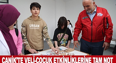 Canik’te Veli-Çocuk Etkinliklerine Tam Not