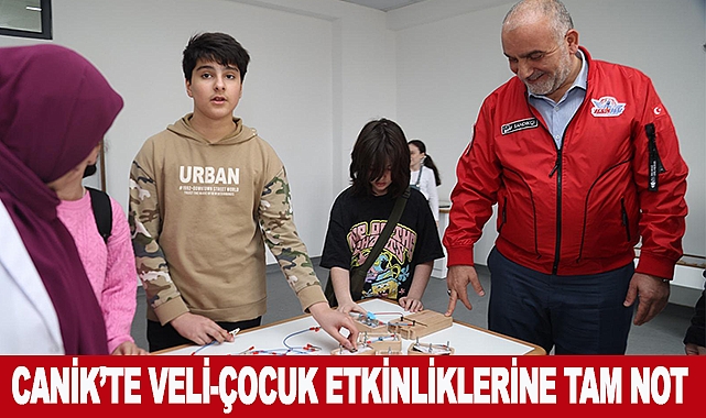 Canik’te Veli-Çocuk Etkinliklerine Tam Not
