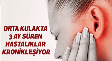 Orta Kulakta 3 Ay Süren Hastalıklar Kronikleşiyor