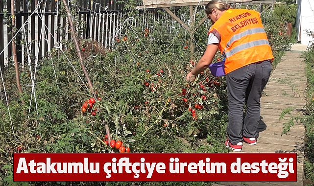 Atakumlu çiftçiye üretim desteği