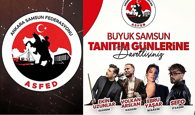 Ankara’da Samsun Tanıtım Günleri Coşkusu: 15-16-17 Kasım’da Başkent Millet Bahçesi’nde