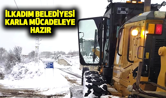 İlkadım Belediyesi Karla Mücadeleye Hazır