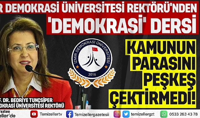 REKTÖR TUNÇSİPER'DEN CESUR ADIM: USULSÜZLÜK İDDİALARINI YARGIYA TAŞIDI
