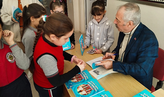 YAZAR ERTEKİN, ÇOCUKLARLA BULUŞTU