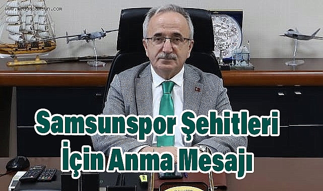 Ak Parti'den Samsunspor Şehitleri İçin Anma Mesajı