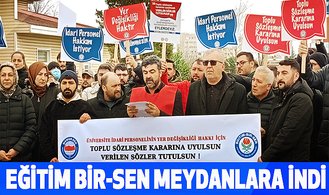 Eğitim Bir-Sen Meydanlara İndi