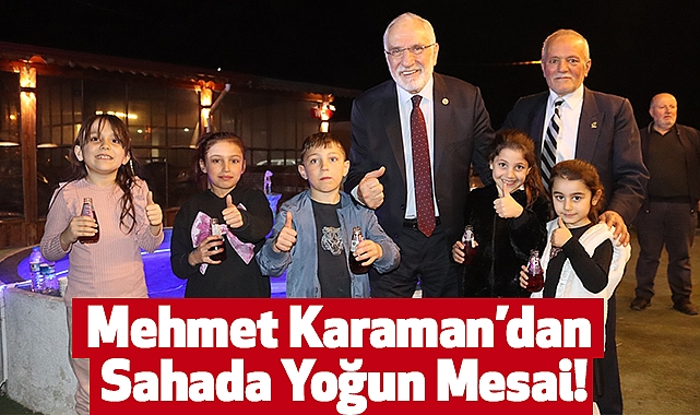 Mehmet Karaman’dan Sahada Yoğun Mesai!