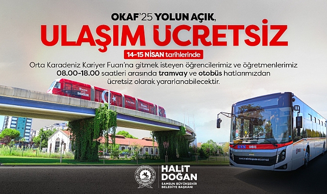 Samsun Büyükşehir Belediyesi’nden OKAF’a ulaşım desteği
