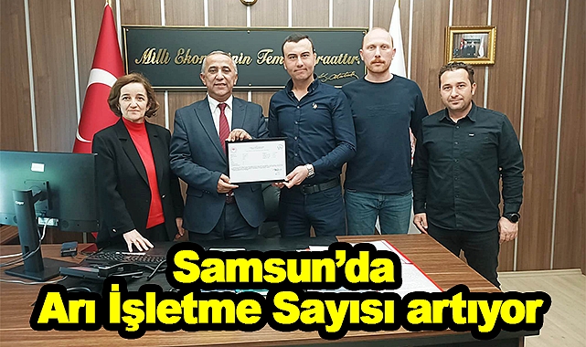 Samsun’da Arı İşletme Sayısı artıyor