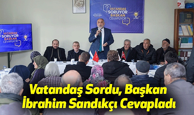 Vatandaş Sordu, Başkan İbrahim Sandıkçı Cevapladı