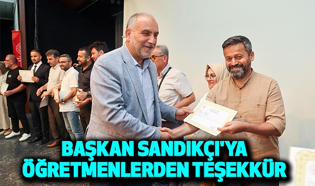 Başkan Sandıkçı'ya Öğretmenlerden Teşekkür