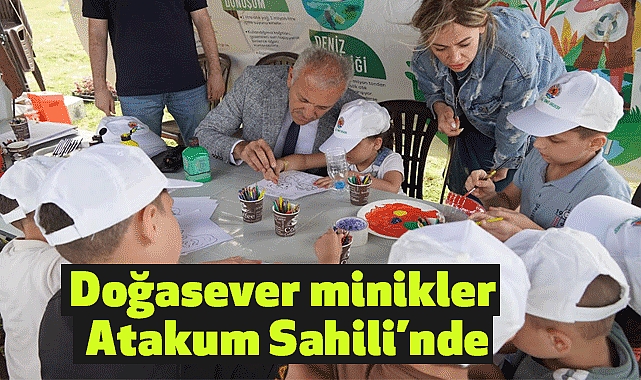 Doğasever minikler Atakum Sahili’nde