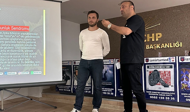 İzmirtumed ve CHP Gençlik Kolları’ndan Uyuşturucuyla Mücadelede Ortak Adım