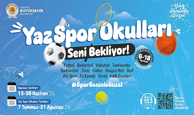 Yaz Spor Okulları’na Başvurular Başladı