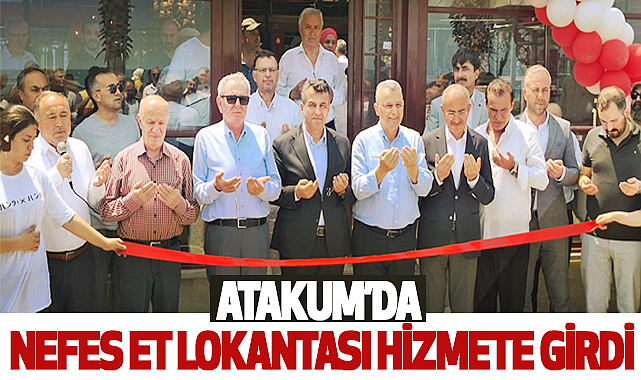 Atakum'da Nefes Et Lokantası Hizmete Girdi