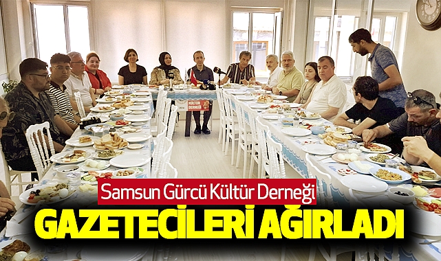 Samsun Gürcü Kültür Derneği gazetecileri ağırladı