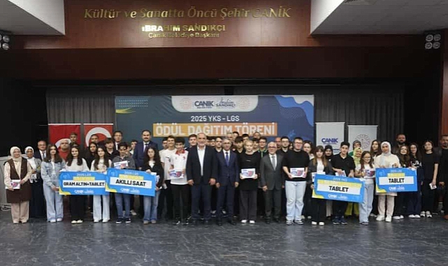 Canik’ten YKS ve LGS Şampiyonlarına Ödül