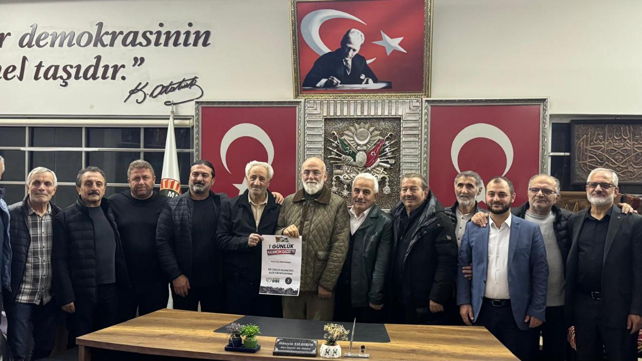 GAZZE İÇİN BİZDE VARIZ