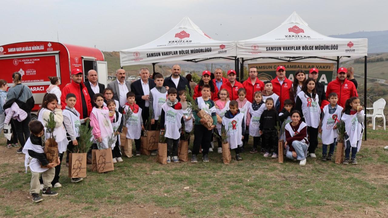 Samsun Çarşambalılar Vakfı’ndan Anlamlı Ağaçlandırma Etkinliği